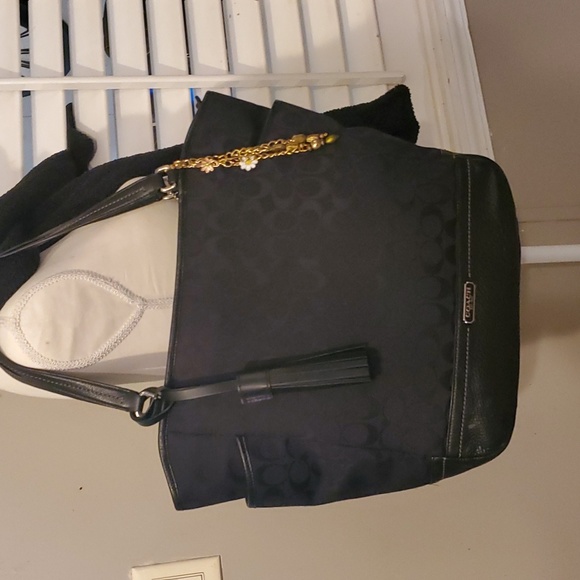 Coach Park Signature North South Tote Very Large Tote Carryall 23295 - Picture 2 of 9